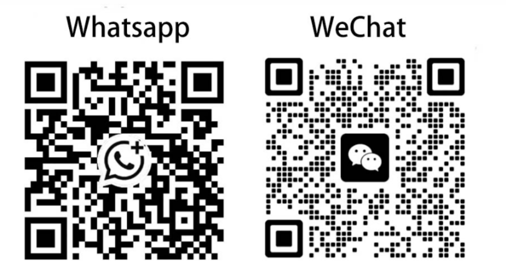 Kode QR WhatsApp dan WeChat untuk menghubungi CP Organoclay
